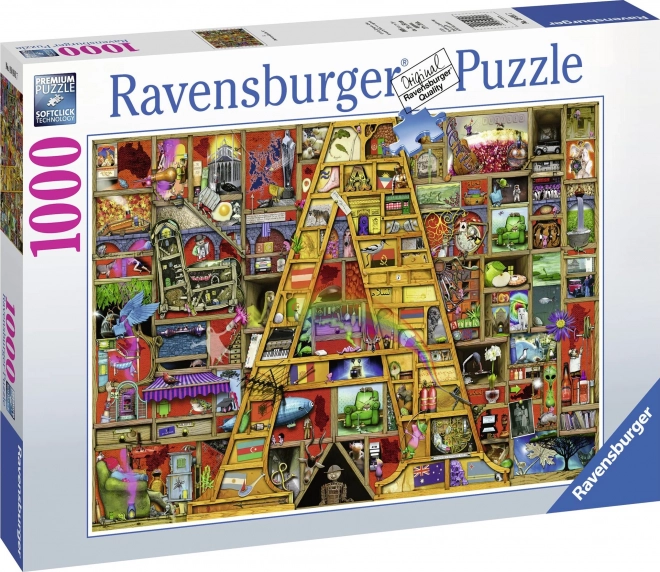 Ravensburger Puzzle Úžasná abeceda - Písmeno A