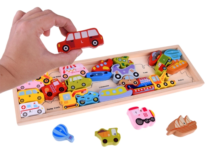 Puzzle podložka na triedenie a správne umiestnenie