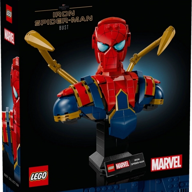 Zberateľská Busta Iron Spider-Mana LEGO Super Heroes