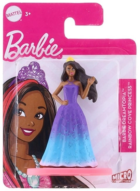 Mini bábika Barbie dúhová princezná