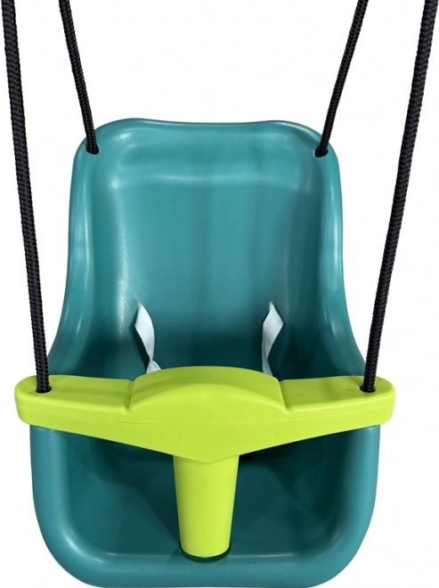 Detská plastová hojdačka tyrkysová 2Kids