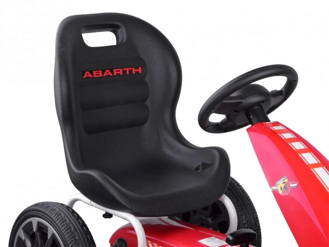 Gokart na pedále ABARTH s veľkými mäkkými kolesami