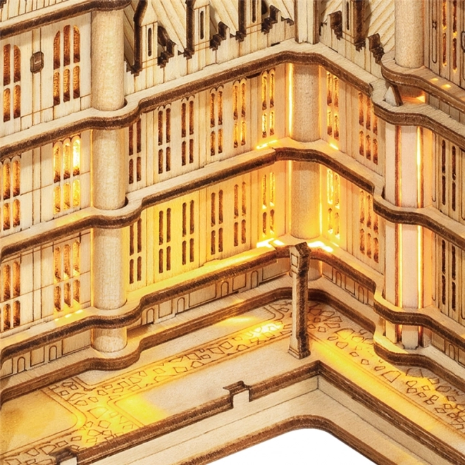 RoboTime drevené 3D puzzle vežové hodiny Big Ben svietiace