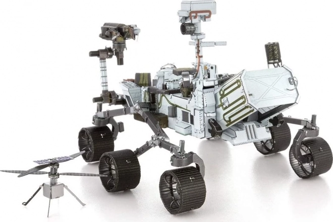 Metal Earth 3D puzzle Mars Rover Perseverance a Ingenuity vrtuľník