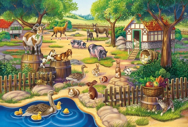 Puzzle Moje obľúbené zvieratká 3x48 dielikov