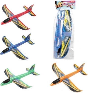 Polystyrénové hádzacie lietadlo 39 cm v sáčku