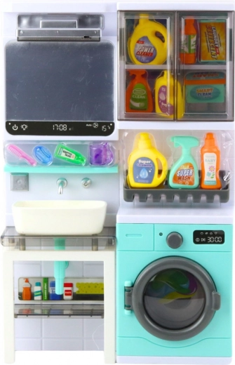 Realistická práčka so svetlami a zvukmi