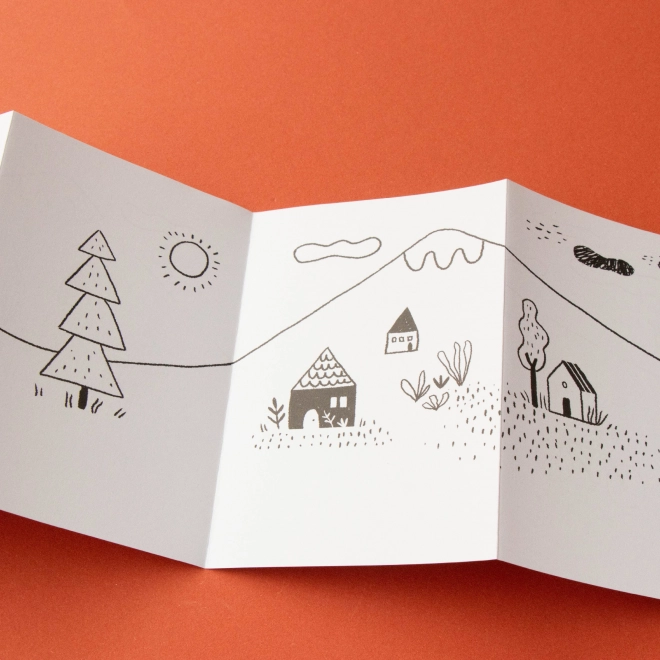 Londji Pečiatkovací set Calm Stamps Dedina