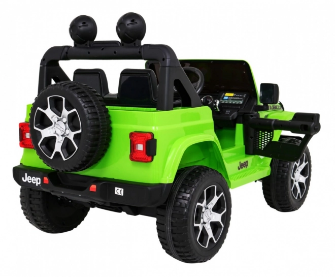 Jeep Wrangler Rubicon na Akumulátor pre Deti so Svetlami a Rádiom