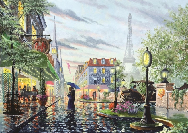 Puzzle Letný dážď v Paríži 2000 dielikov