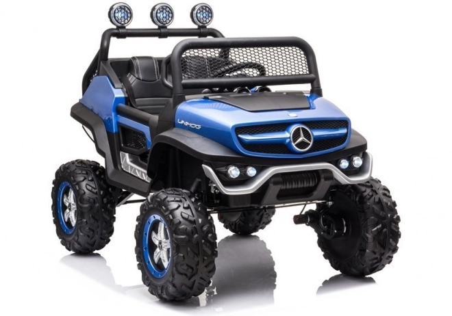 Detské Elektrické Auto Mercedes Unimog S Červené – Modrá