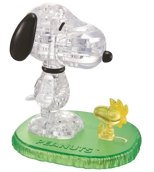 3D kryštálové puzzle Snoopy a Woodstock