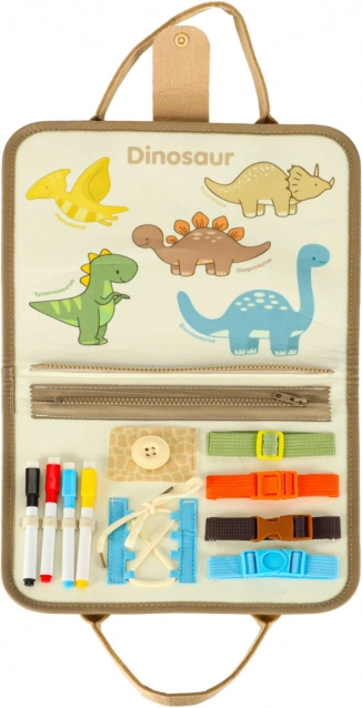Montessori senzorický kufrík s dinosaurami