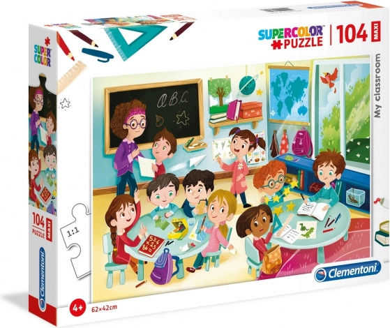 Puzzle maxi 104 dielikov Moja trieda CLEMENTONI