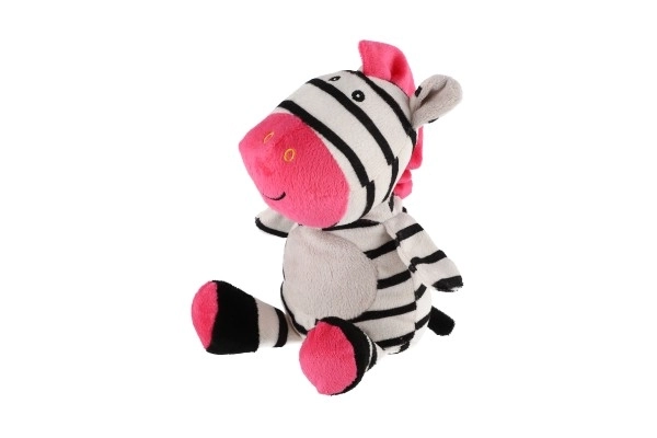 Plyšová chrastítko Zebra 24 cm