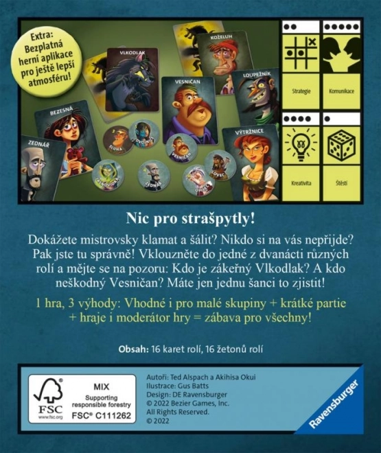 Vlkodlaci za úplňku - spoločenská hra