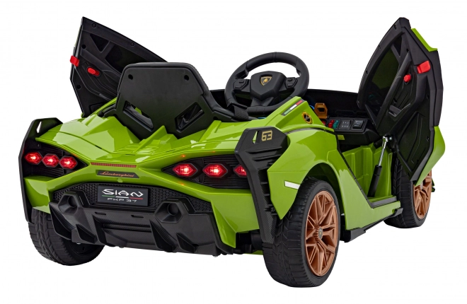 Lamborghini SIAN detské auto na batériu s ovládačom – Zelené