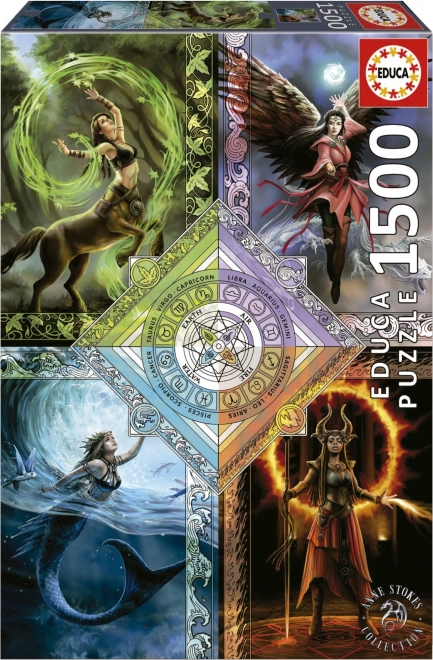 Educa puzzle základná mágia: zvieratník 1500 dielikov