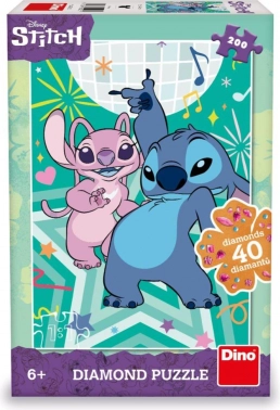 Puzzle Dino Stitch Diamond 200 dielikov