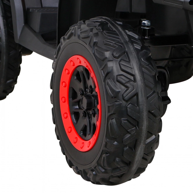 Štvorkolka XT-Speed pre deti Červená + 4x4 + EVA + pomalý štart + rádio MP3 + LED dióda