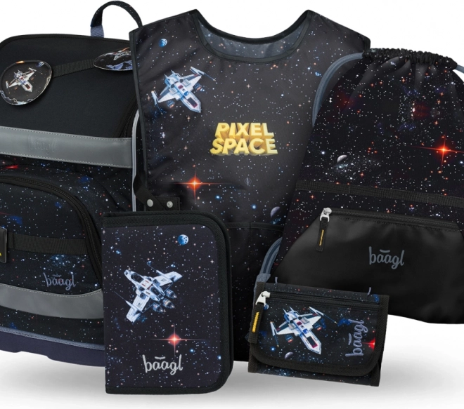 Školská sada Zippy Plus Pixel Space od Baagl