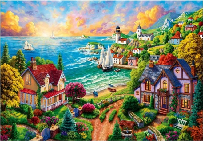 Puzzle Vesnička u mora