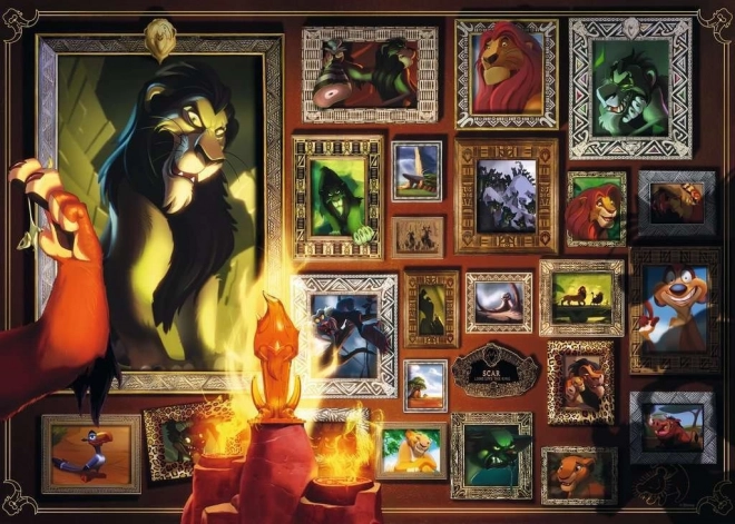 Ravensburger puzzle Disney Villainous: Scar 1000 dielikov