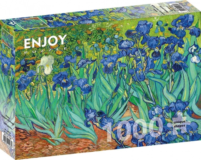 Puzzle Vincent Van Gogh: Kosatce 1000 dielikov
