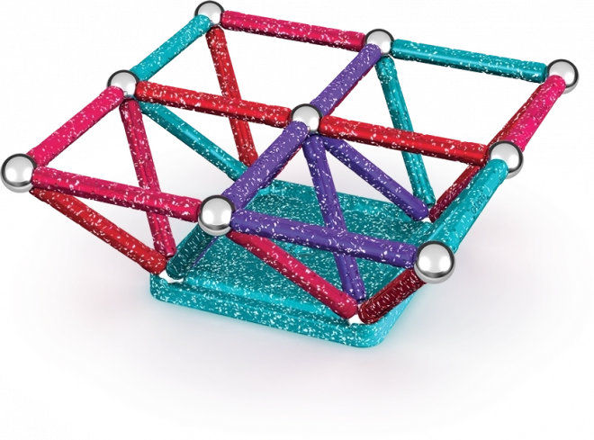 Geomag Glitter 60 dielikov