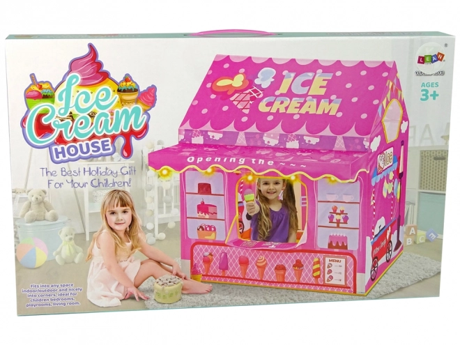 Stan princess Ice Cream stánok na zmrzlinu pre deti ružový s hviezdami