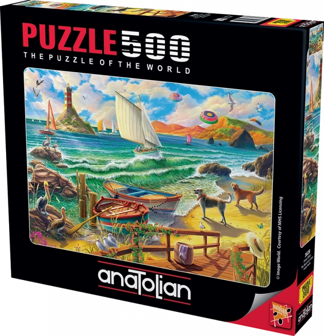 Puzzle pobrežie 500 dielikov