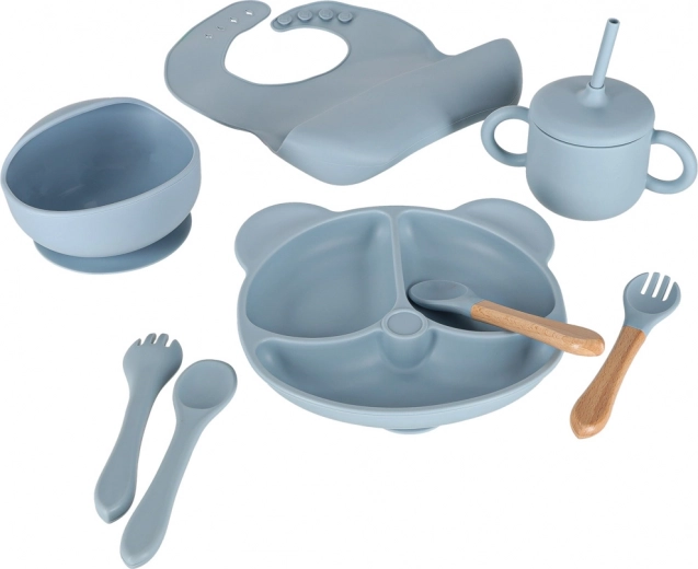 Tanier a miska s prísavkou proti neporiadku