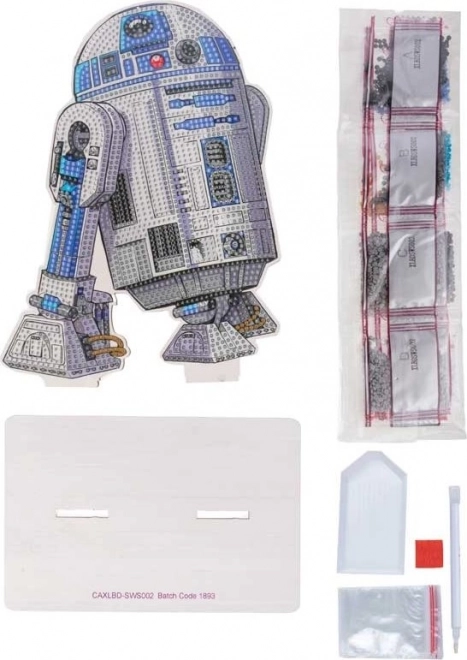 Diamantové maľovanie XL Star Wars: R2-D2