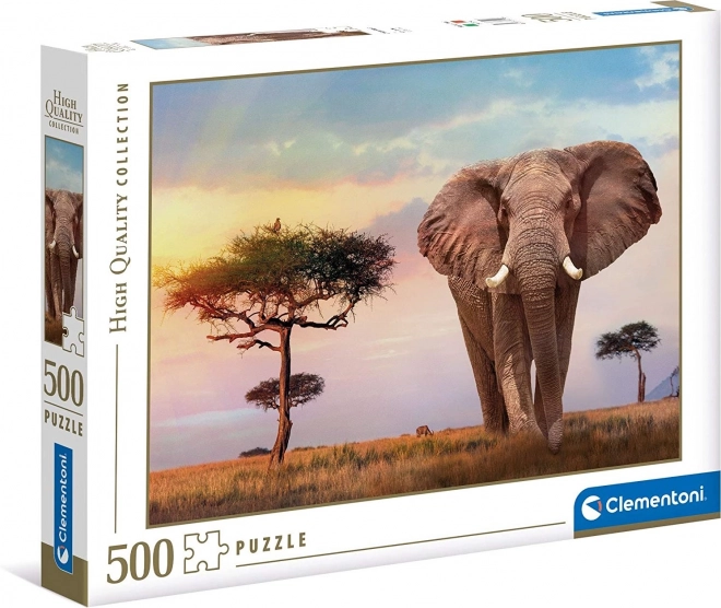 Clementoni puzzle Africký západ slnka 500 dielikov