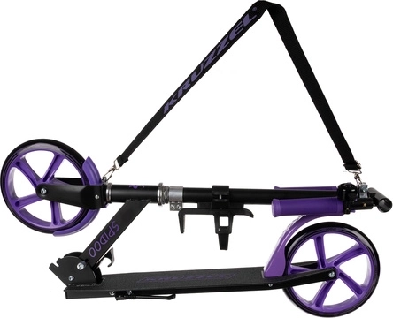 Skladacia mestská kolobežka pre deti s veľkými kolesami (200 mm) – fialová