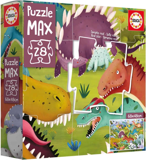 Educa Puzzle Dinosaury 28 dielikov