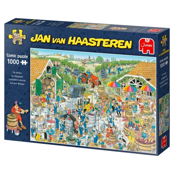 Zábavné puzzle Vinice od Jana van Haasterena 1000 dielikov