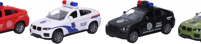 Záchranné auto na zotrvačník 13 cm