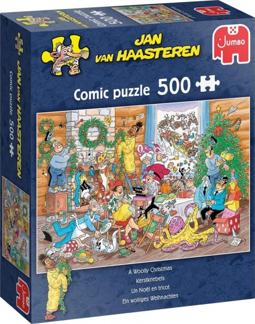 Jumbo Puzzle Vlnené Vianoce 500 Dielikov