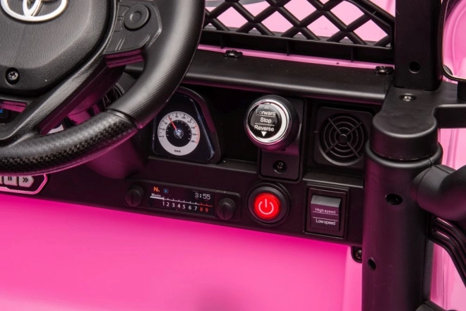 Auto na akumulátor Toyota FJ ružové 4x4