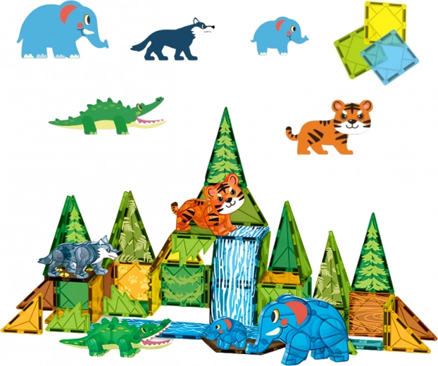 Kreatívne stavby s pohyblivým vodopádom