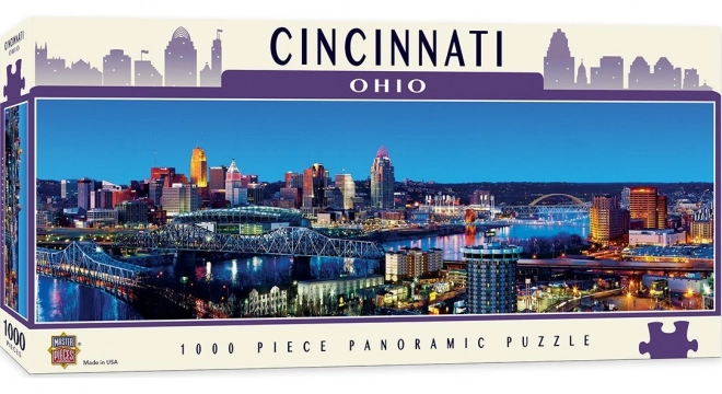 Panoramatické puzzle Cincinnati, Ohio 1000 dielikov