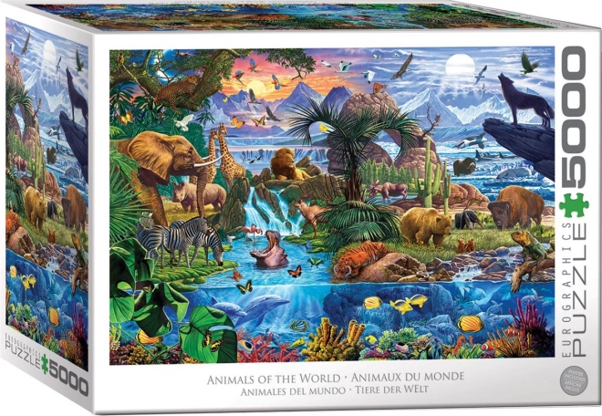 Eurographics puzzle Zviera sveta 5000 dielikov