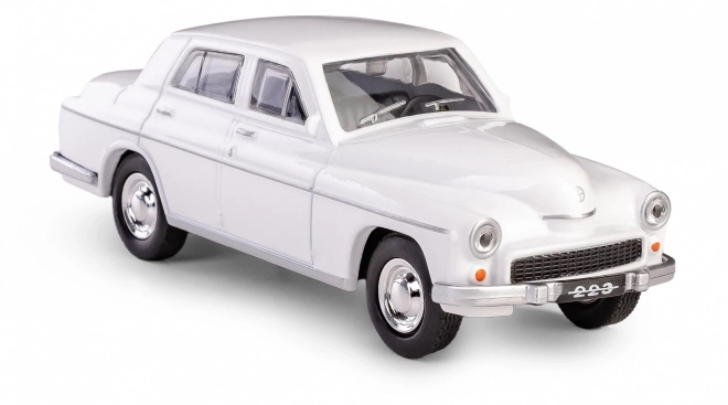 Model autíčka PRL Warszawa 223 biela