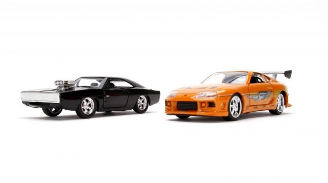 Rýchlo a zbesilo Twin Pack Toyota Supra a Dodge Charger 1:32