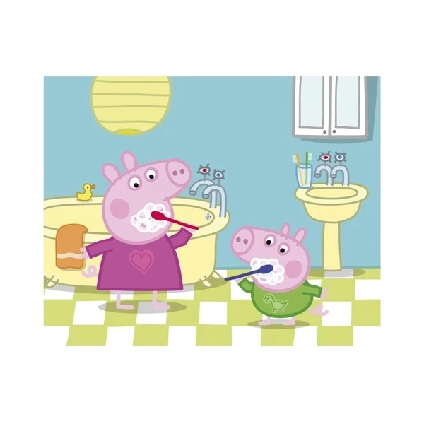 Drevené kocky Peppa Pig: Veselý deň – 20 kociek