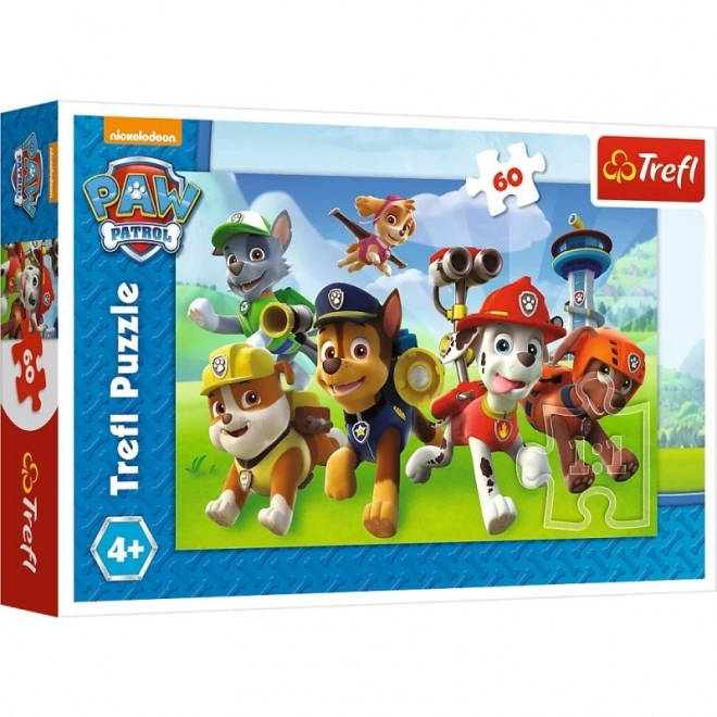 Puzzle Paw Patrol: Pripravení k akcii 60 dielikov