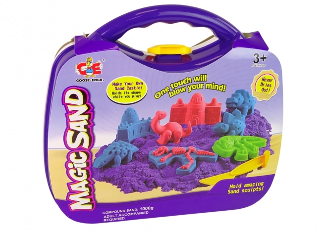 Magický kinetický piesok s formičkami dinosaurov