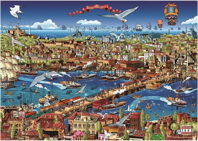 Puzzle Istanbul 1895 od Anatolian, 3000 dielikov