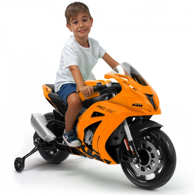 Detská elektrická motorka KTM RC8C 12V so zvukmi